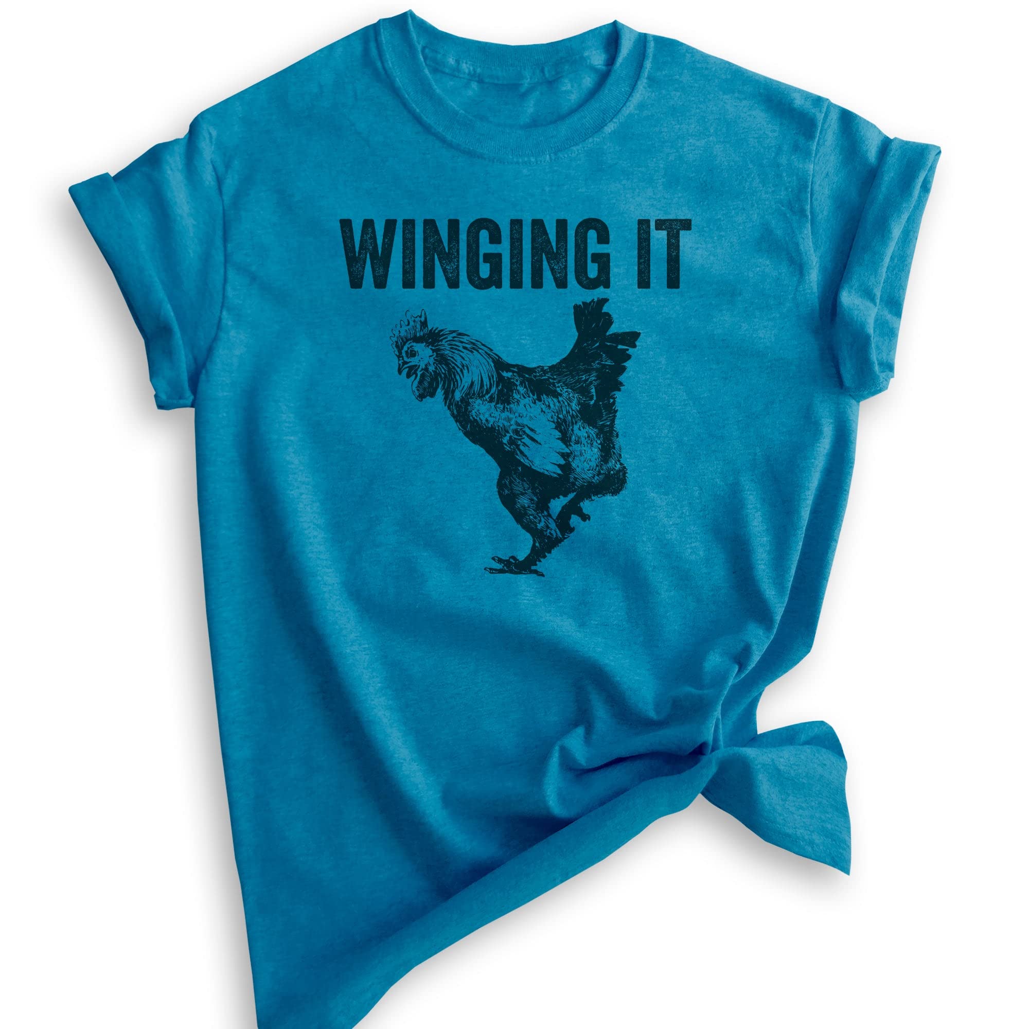 Winging It Unisex Chicken Wing Shirt for Women and Men