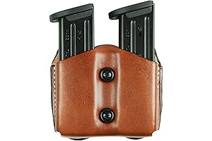 DRD Desantis Dbl Mag Pouch Double Stack 9mm/40 Caliber Tan