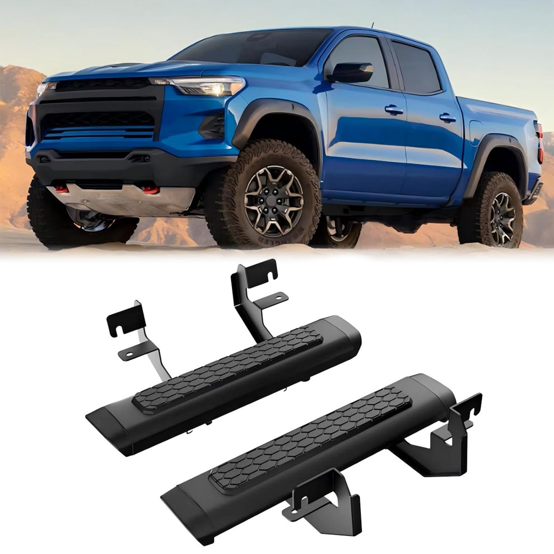 Photo 1 of Trumgeta EZ Side Steps Running Boards Fit for 2015-2025 2026 Chevy Colorado/GMC Canyon Crew Cab or Extended Cab Front Door