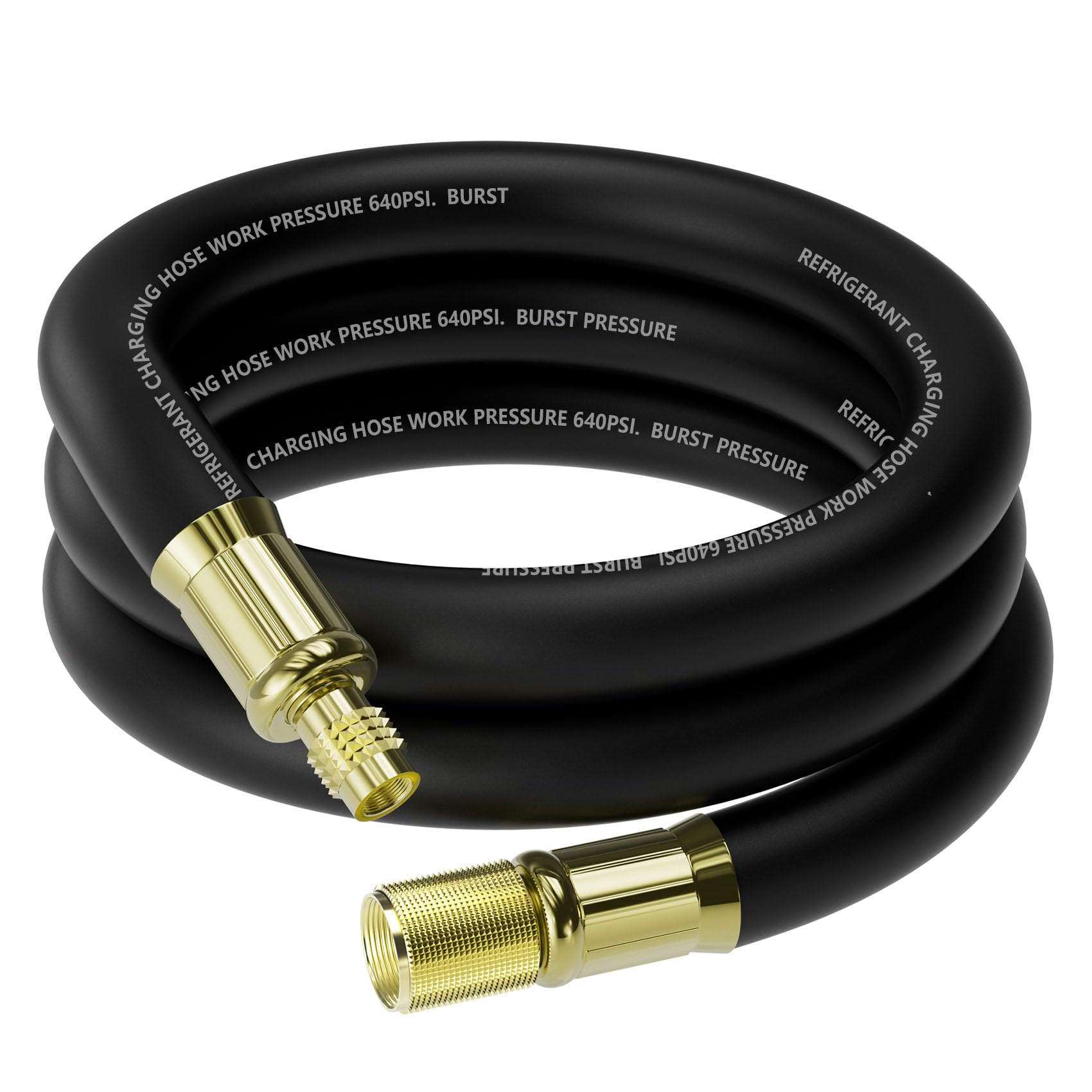 Manguera de vacío HVAC de 1/2" ideal para evacuar sistemas y recuperar refrigerante
