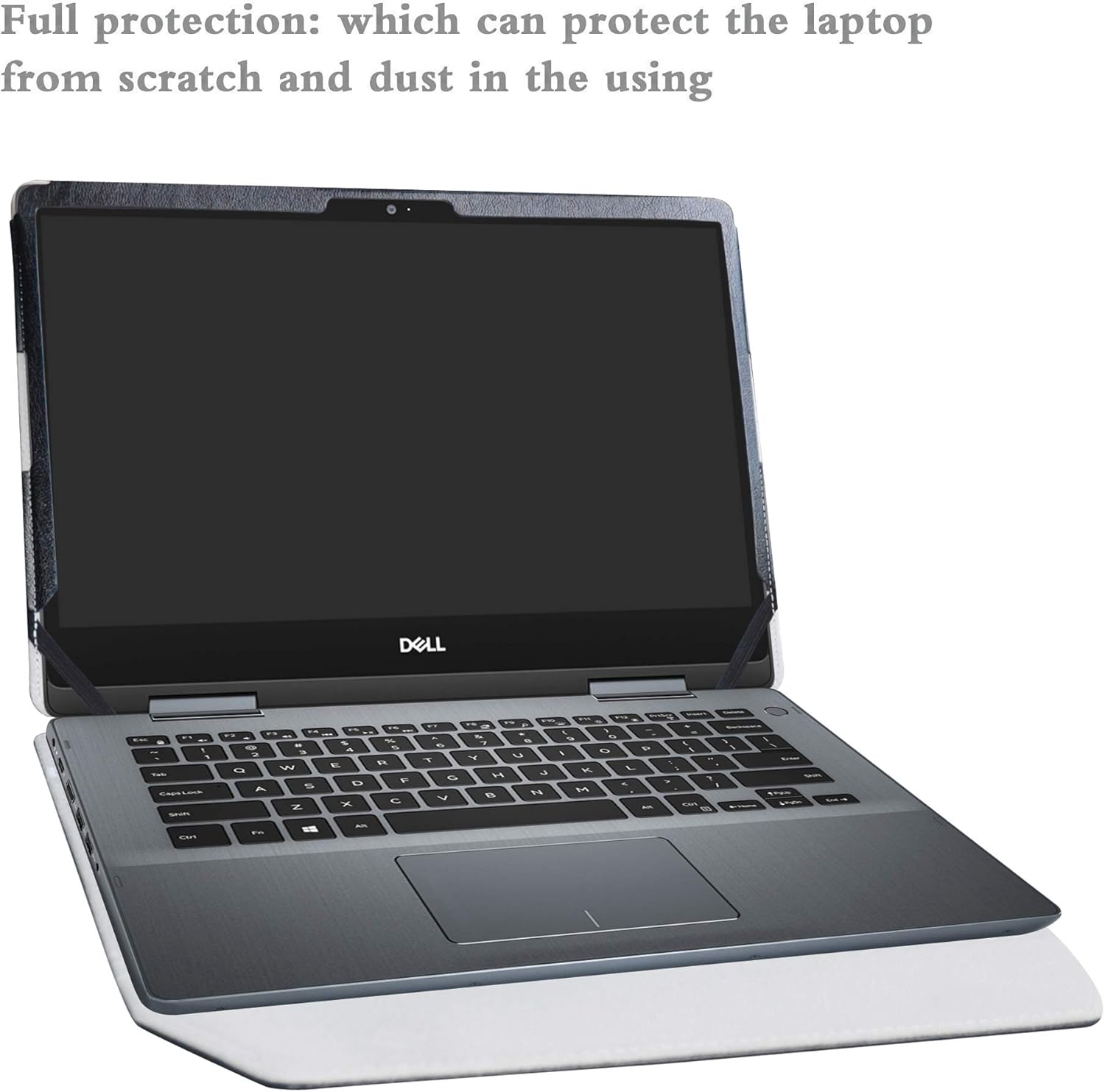 Alapmk Protective Case Cover for Dell Inspiron 14 2-in-1 5482 5485 5491/ Inspiron Chromebook 14 2-in-1 7486 c7486 & for HP mt45/ mt44 14" Laptop[Not fit Inspiron 14 2-in-1 5481],Black
