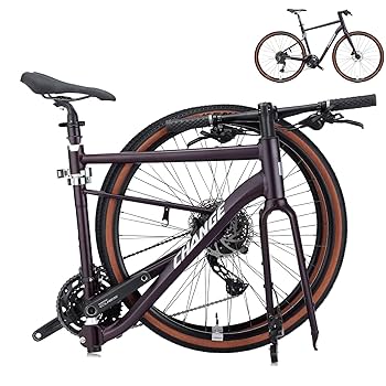 Amazon | 折りたたみ自転車 - CHANGE グラベルバイク 大人用