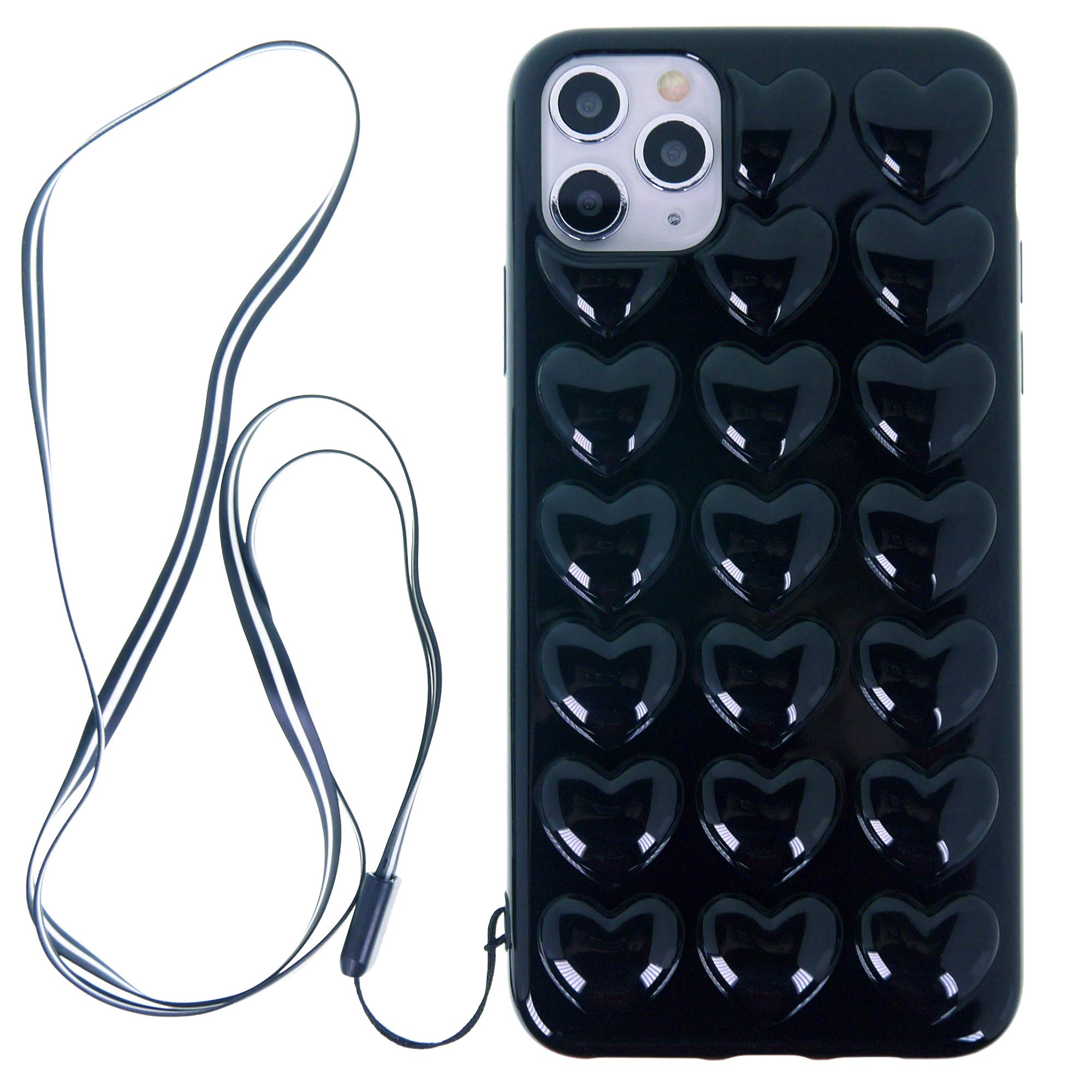 Dmaosiphone 11 Case For Women Dmaos 3d Bubble Heart Cover