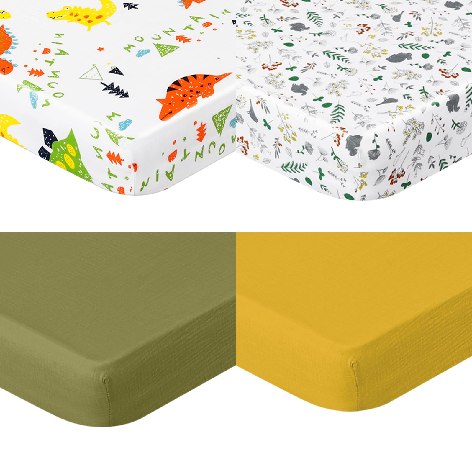 Preboun 4 Pieces Muslin Crib Sheets for sale Mesa, AZ Nellis Auction