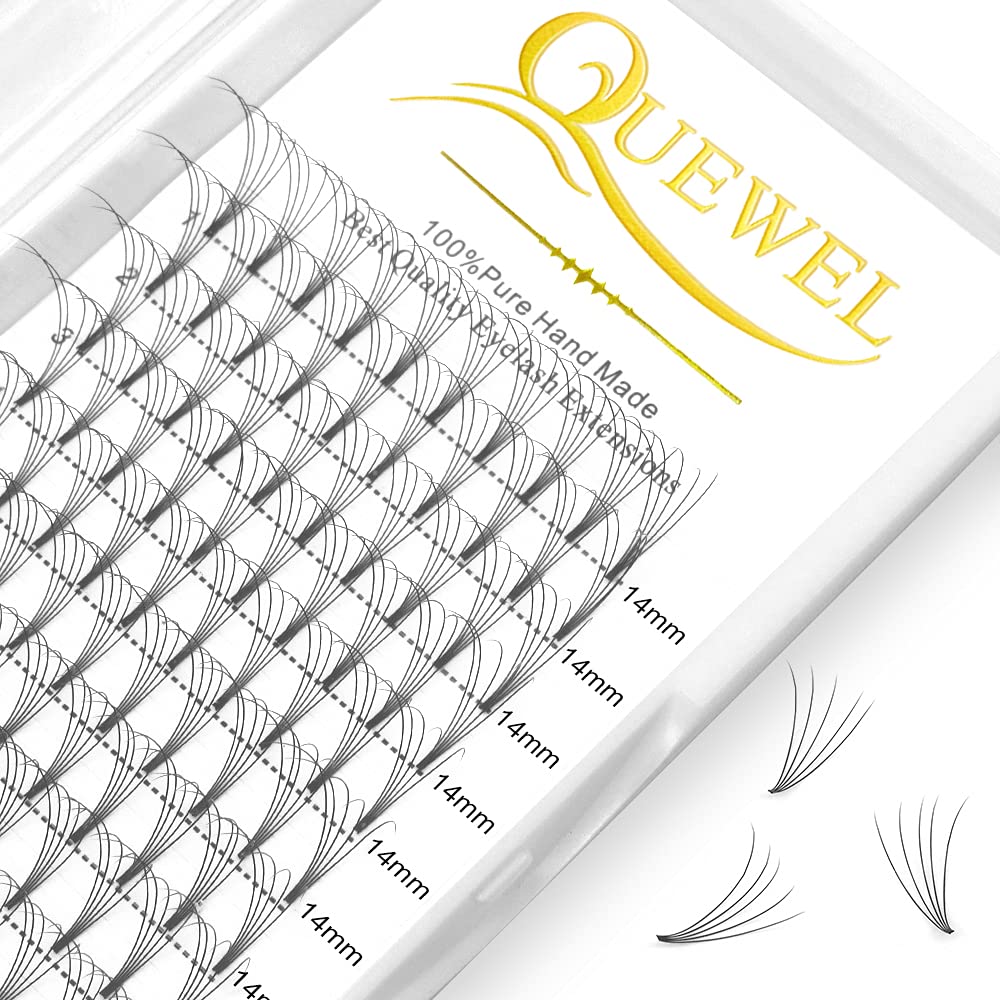 Premade Fan Volume Lash Extensions 6D 0.07D MIX8-15mm Russian Pre Made Fan Lashes | 3D 4D 5D 6D 0.07/0.10 C/D Curl 8-15mm | Long Lasting | Easy Application（6D 0.07D MIX8-15mm） — view 21