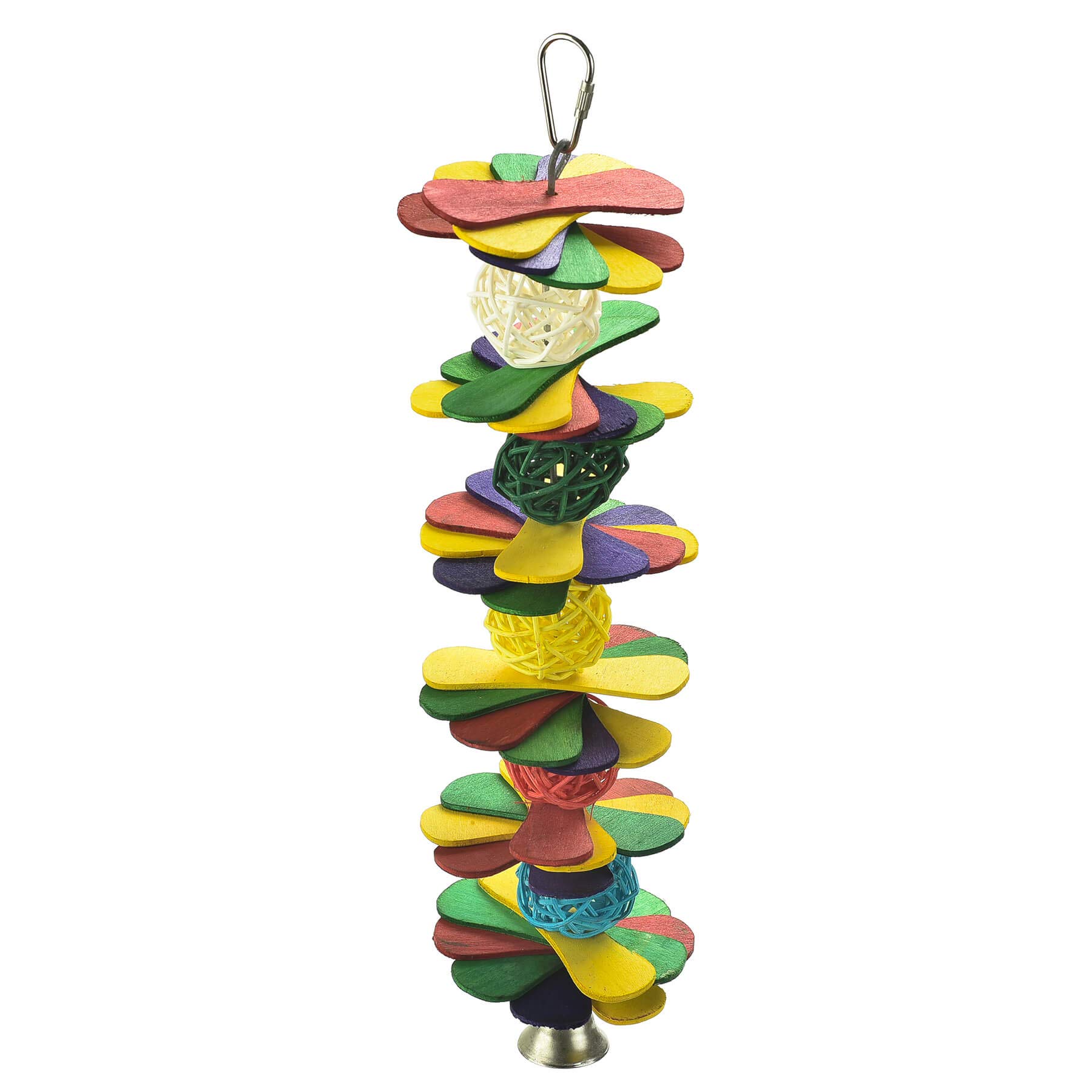 Hanging Vine Balls Natural Chew Parrot Toy, Multicolor - Image 2