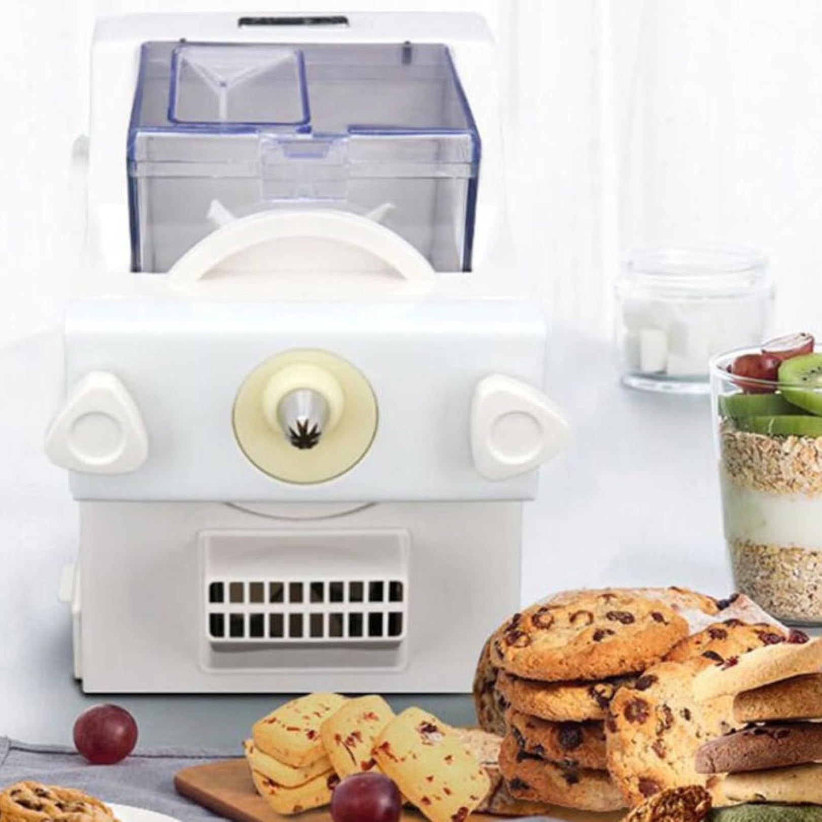 Macchina automatica per biscotti, 180 W, con 8 ugelli, facile da usare per cuocere in cucina e panetteria, ideale per biscotti fatti in casa