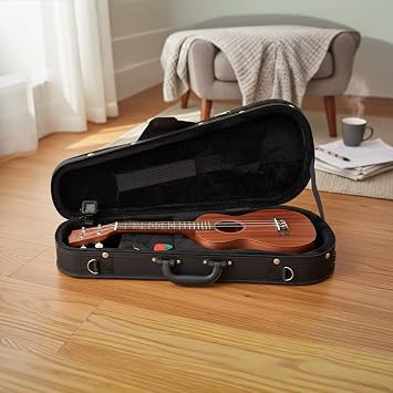 Gearlux Pineapple Ukulele Polyfoam Case - Black