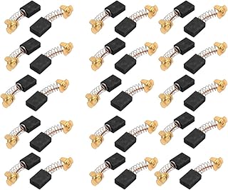 Aexit 15 Pairs Mounts & Accessories 7x13x17mm Carbon Brushes Power Tool for Electric Hammer Accessories Drill Motor