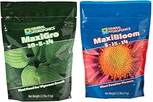 Maxi Bloom & Gro Fertilizer Combo for Optimal Harvest