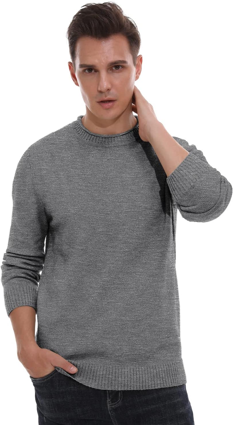 Sailwind Men's Crewneck Sweater Soft Casual Sweaters for Men Classic Pullover Sweaters with Ribbing Edge - Image 4