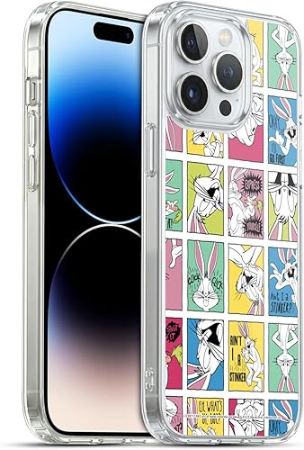 Miniatura 94 de Head Case Designs Funda de gel suave con licencia oficial de Looney Tunes Retro Bugs Bunny compatible con Apple iPhone 11 Pro Max Retro,Blanco y