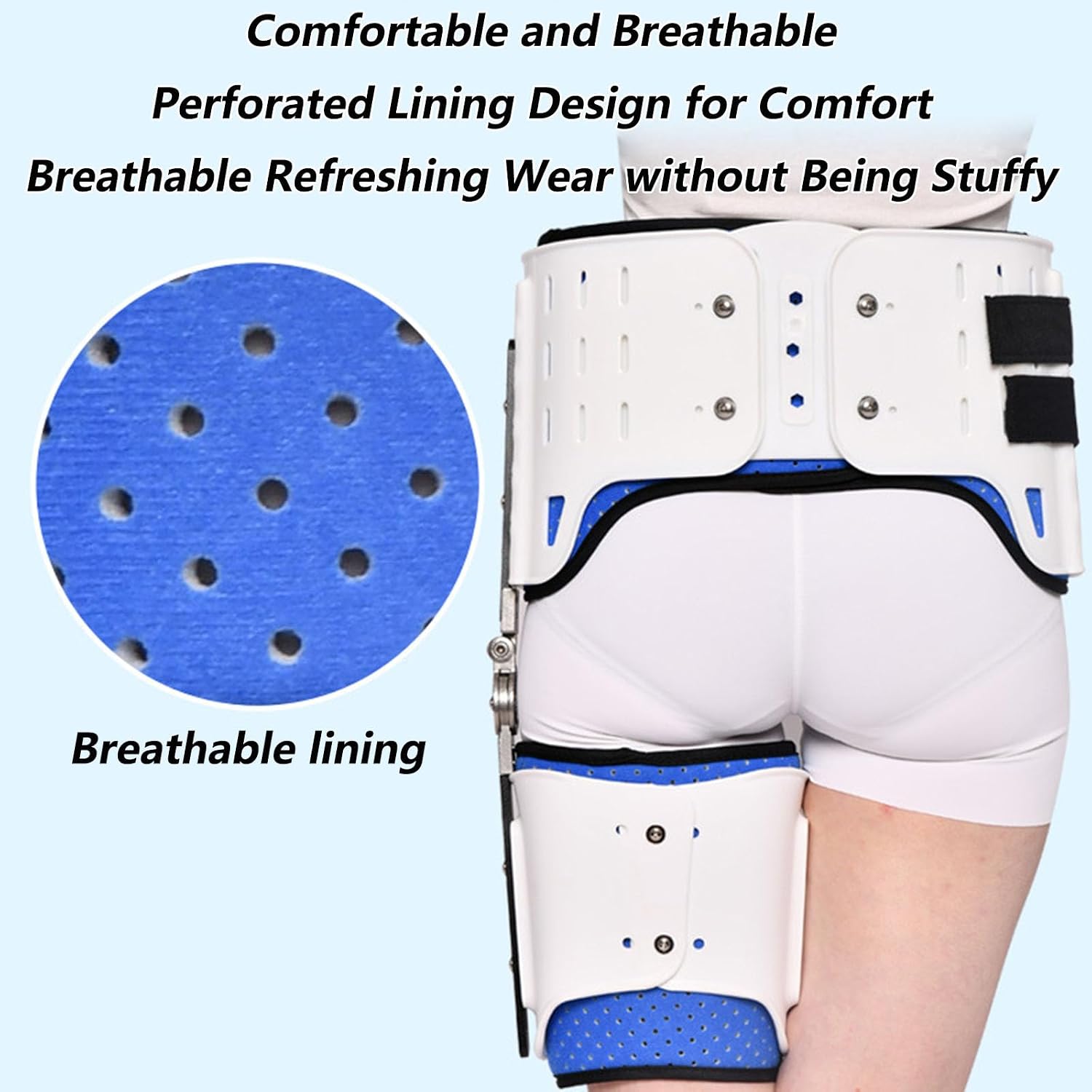 SFKLYU Hip Orthosis Support Brace Joint Protection Fixation Device Hip Stabilizer Brace for Sciatica, Arthritis, Pulled Muscles, Hip Pain,Left