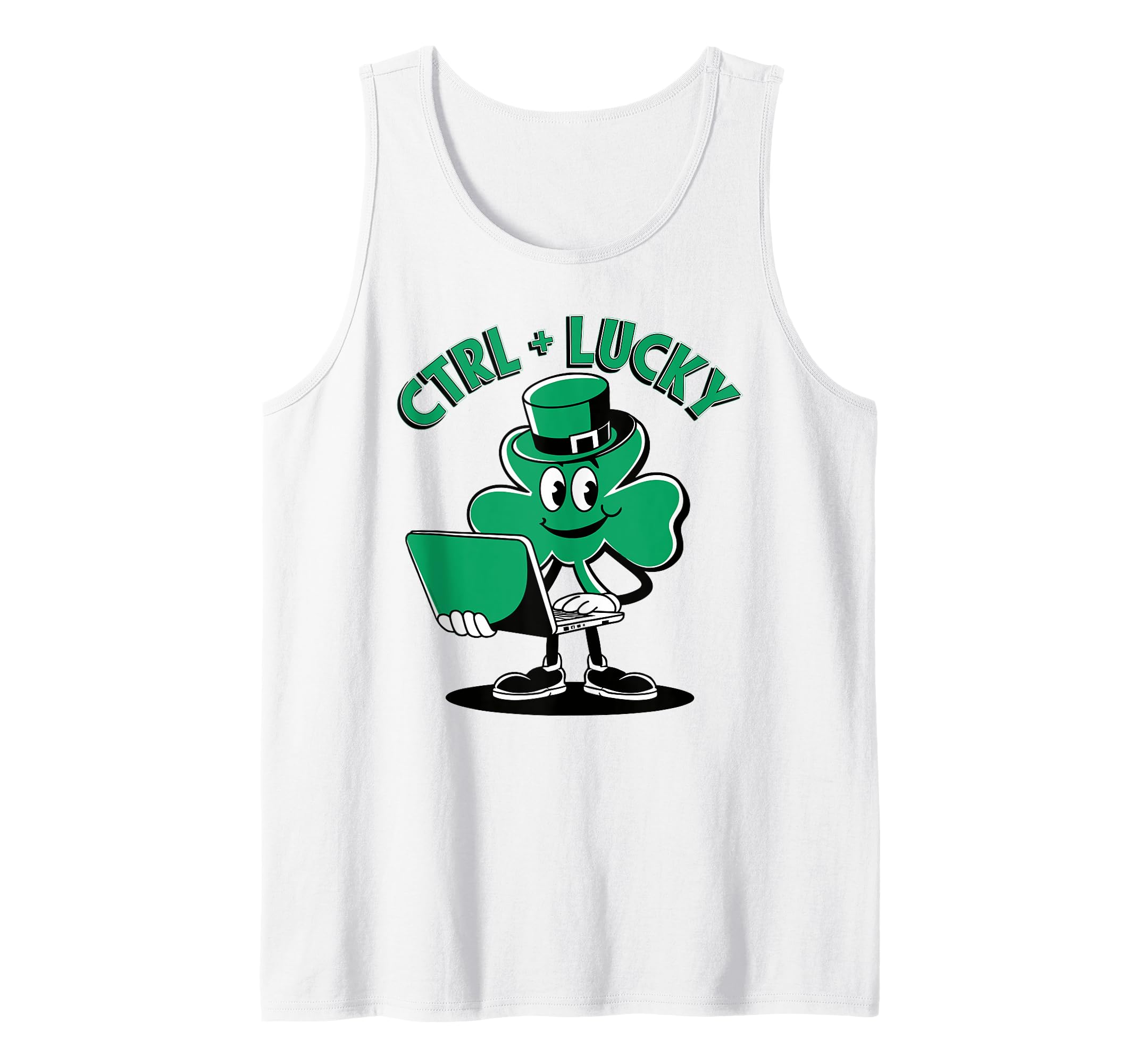 CTRL + Lucky Programmer Luck of the Irish St. Patrick’s Day Tank Top