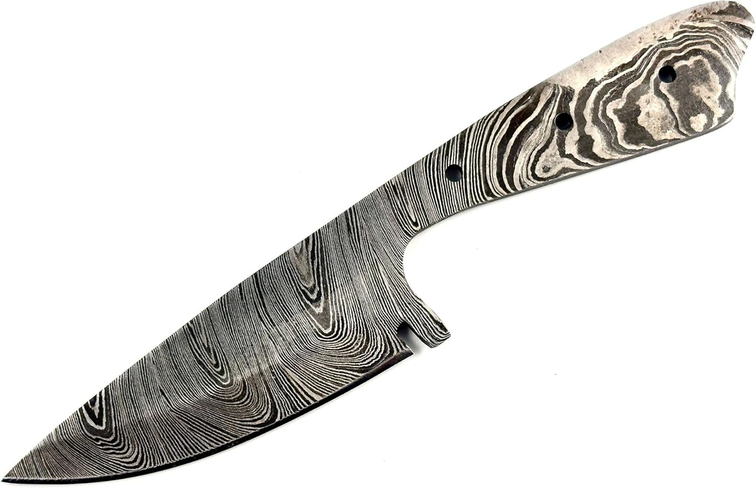 Handmade Knife Blade Blanks | Full Tang | Genuine Hand Forged Damascus Steel | Sharp | Heat Treated (B124)