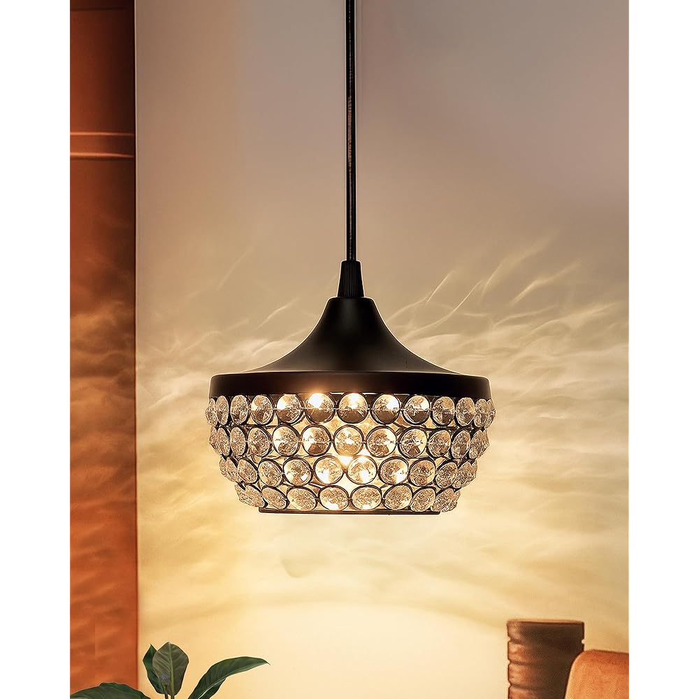 Homesake Crystal Pendant Light Modern Black Bangladesh Ubuy