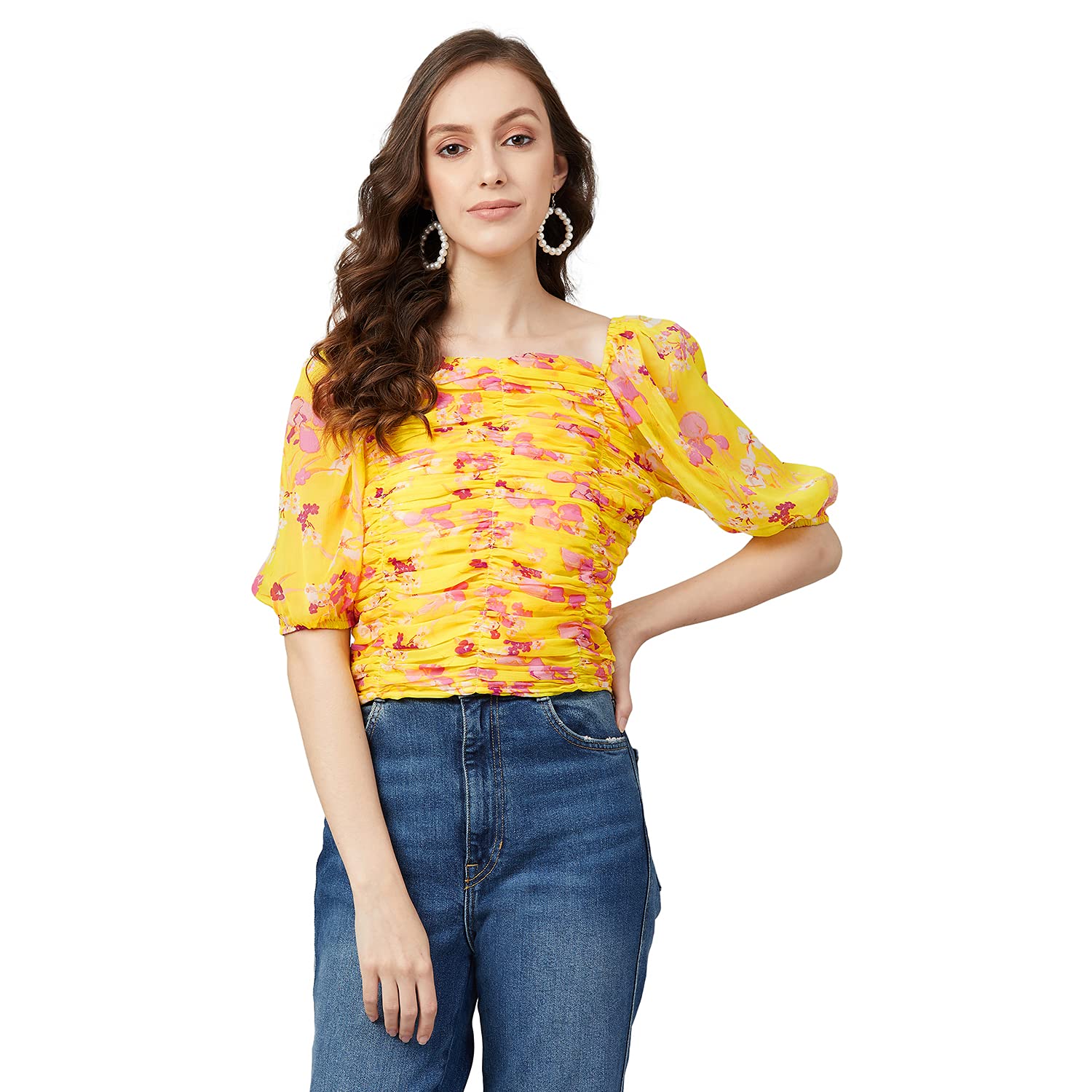 rare Women's Floral Regular Fit Blouse-picture-39