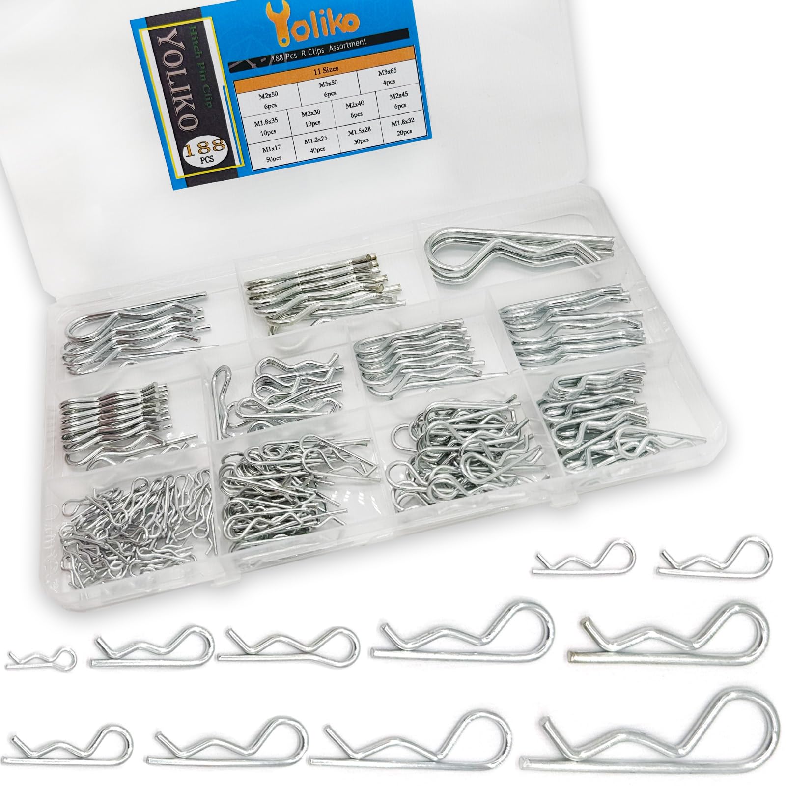 Heavy Duty Hitch Pins - 14 Piece Set -12