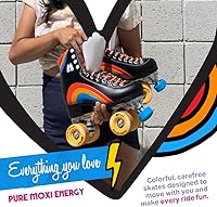 Vista 6 de Moxi Rainbow Rider Roller Skates for Women - Beautiful, Durable, Supportive Rainbow Skates with Padded Lining, a Sturdy Plate, and Soft Outdoor