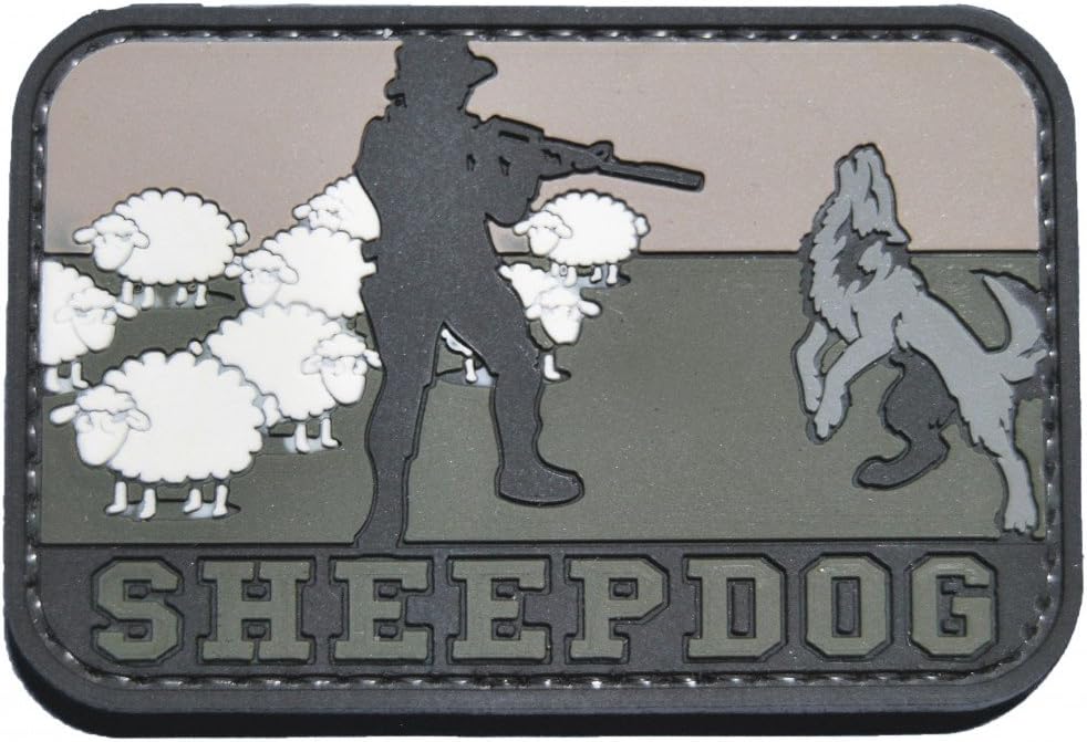 Tactical Morale Gear's Sheepdog PVC Morale Patch