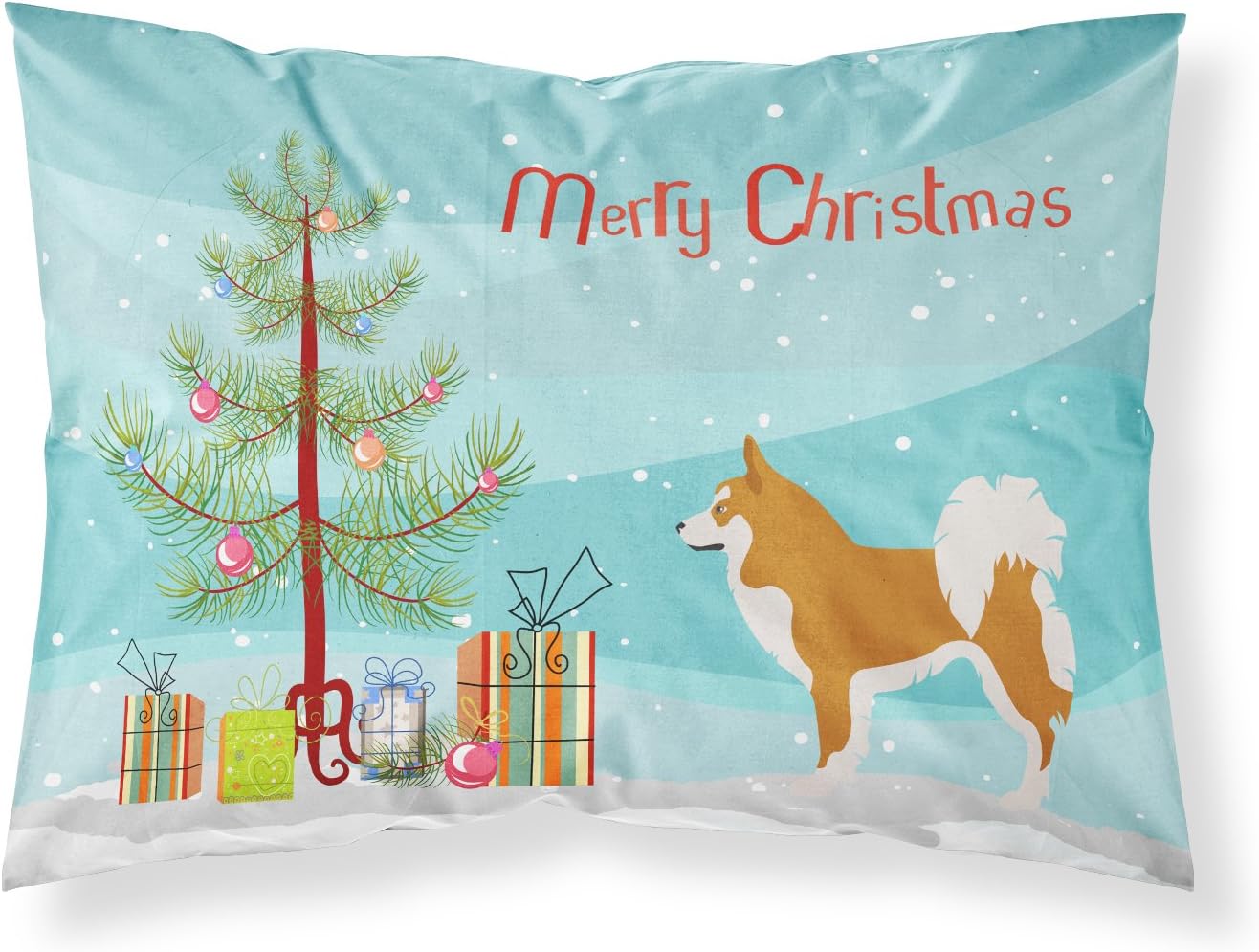 Caroline's Treasures BB8280PILLOWCASE Weimaraner Welcome Fabric Standard Pillowcase, Blue Lightweight Super Soft Easy Care Decorative Artwork Pillowcase, Standard