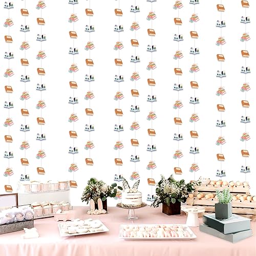 Miniatura 8 de Cheereveal Guirnalda de serpentinas con temática de mercado de agricultores, retro cultivado localmente, para jardinero, colgantes de techo, para