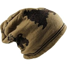 RW Rasta Lion Dread Knit Hats Khaki
