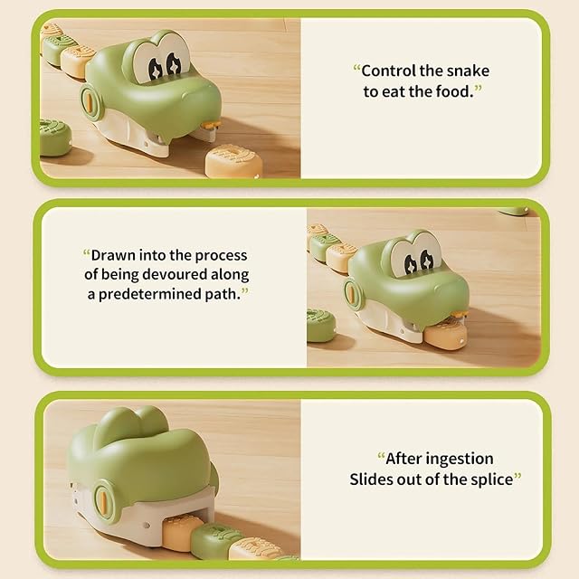 Foto 6 de 8 de mzvoo Magnetic Snake Game Toy Eating Itself,Remote Control Snake Toy,Sound Light (A)