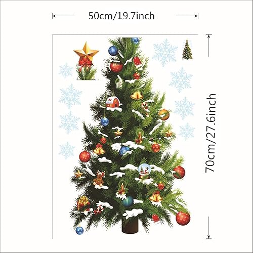 Miniatura 3 de Pegatina de pared para habitación del hogar, decoración mural, calcomanías de pared extraíbles, decoración de Navidad, estilo granja, calcomanías de