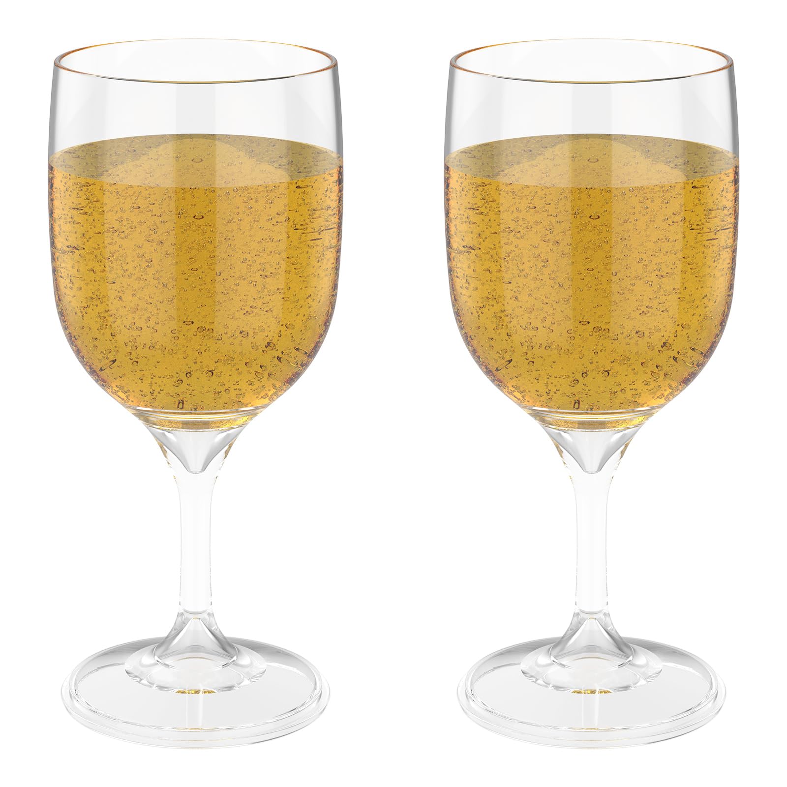 2Pcs Folding Transparent Plastic Wine Glass,Foldable 6.8 × 6.8 × 9cm Portable Shockproof Champagne Glass Wine Goblet Travel Liquor Glasses Reusable Shatterproof and for Picnics Outdoor Concerts