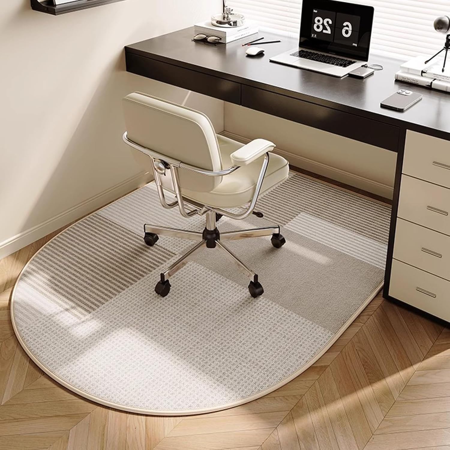 Hardwood Floor Chair Mat, Non-Slip Carpet Protector, Easy-Clean Area Rug, Durable & Scratch-Resistant, Perfect for Home & Office Workstations, Heavy-Duty Design