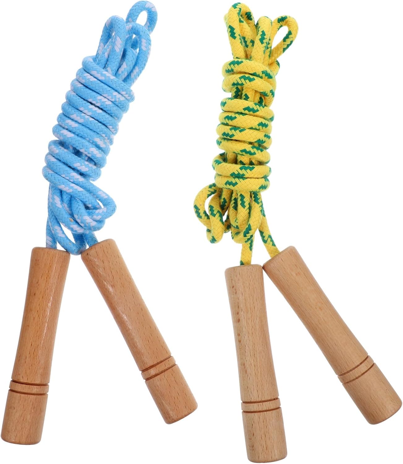 2Pcs Jump Rope for Teenagers and Adults Durable Elastic Skipping Rope for Fitness Endurance Training and Outdoor Activities for Home and Gym