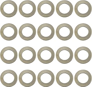 Mission Automotive Oil Drain Plug Crush Washers - Motorcycle Coolant Sealer Washer - Oil Pan Drain Plug Gasket - Corrosion-Resistant Aluminum Construction - ID 14mm, OD 22.3mm, Pack of 20