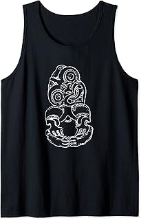 New Zealand Maori Polynesian Vintage Hei-Tiki Tank Top - Buy now
