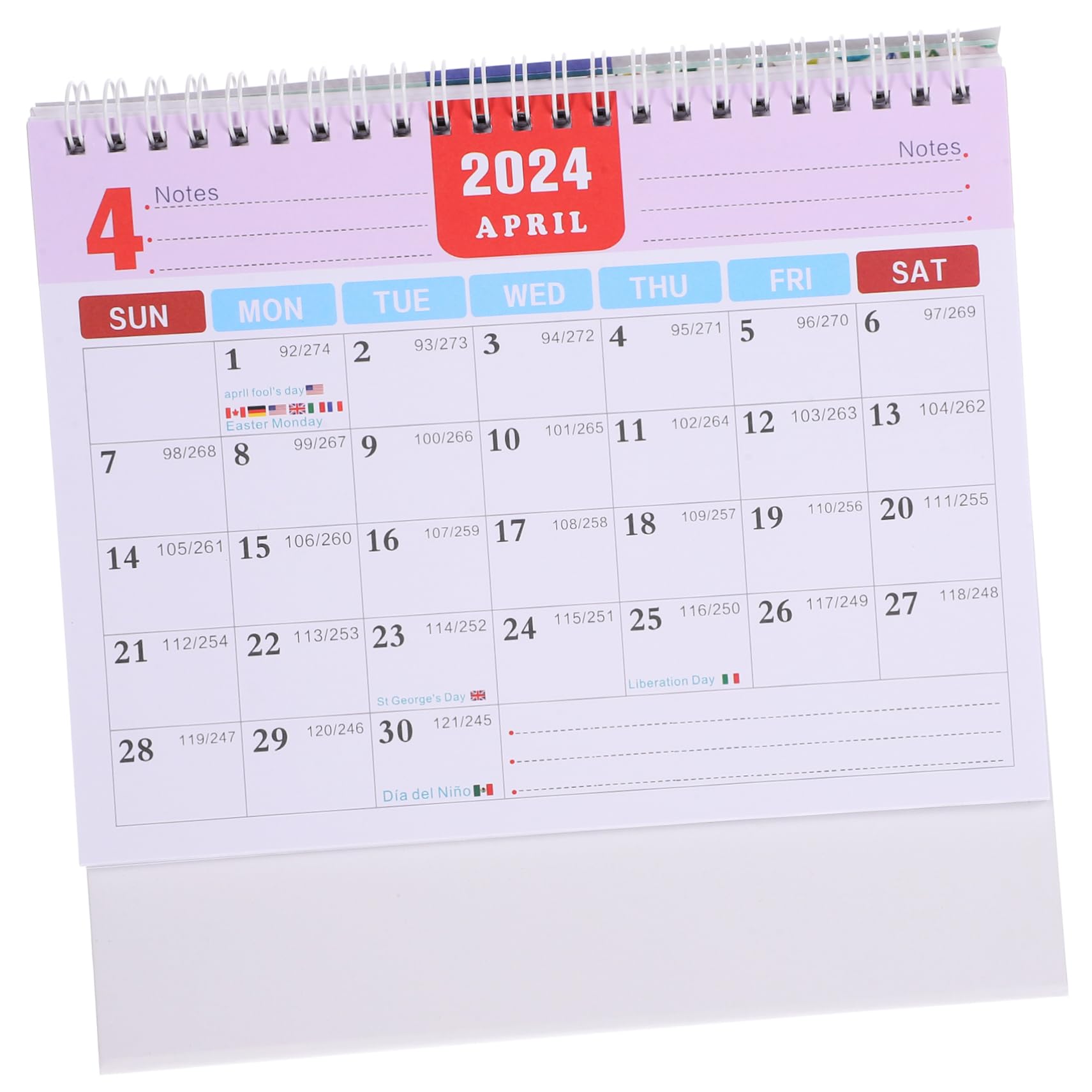 STOBOK 5stücke Desk Calendar Wiederverwendbarer Tischkalender Für Büro Und Zuhause Stehendes Design Kompakte Praktischer Planer Mit Notizfeld Modernes Und Minimalistisches Layout
