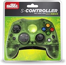 Old Skool Xbox Controller S-Type Wired Game Pad - Green