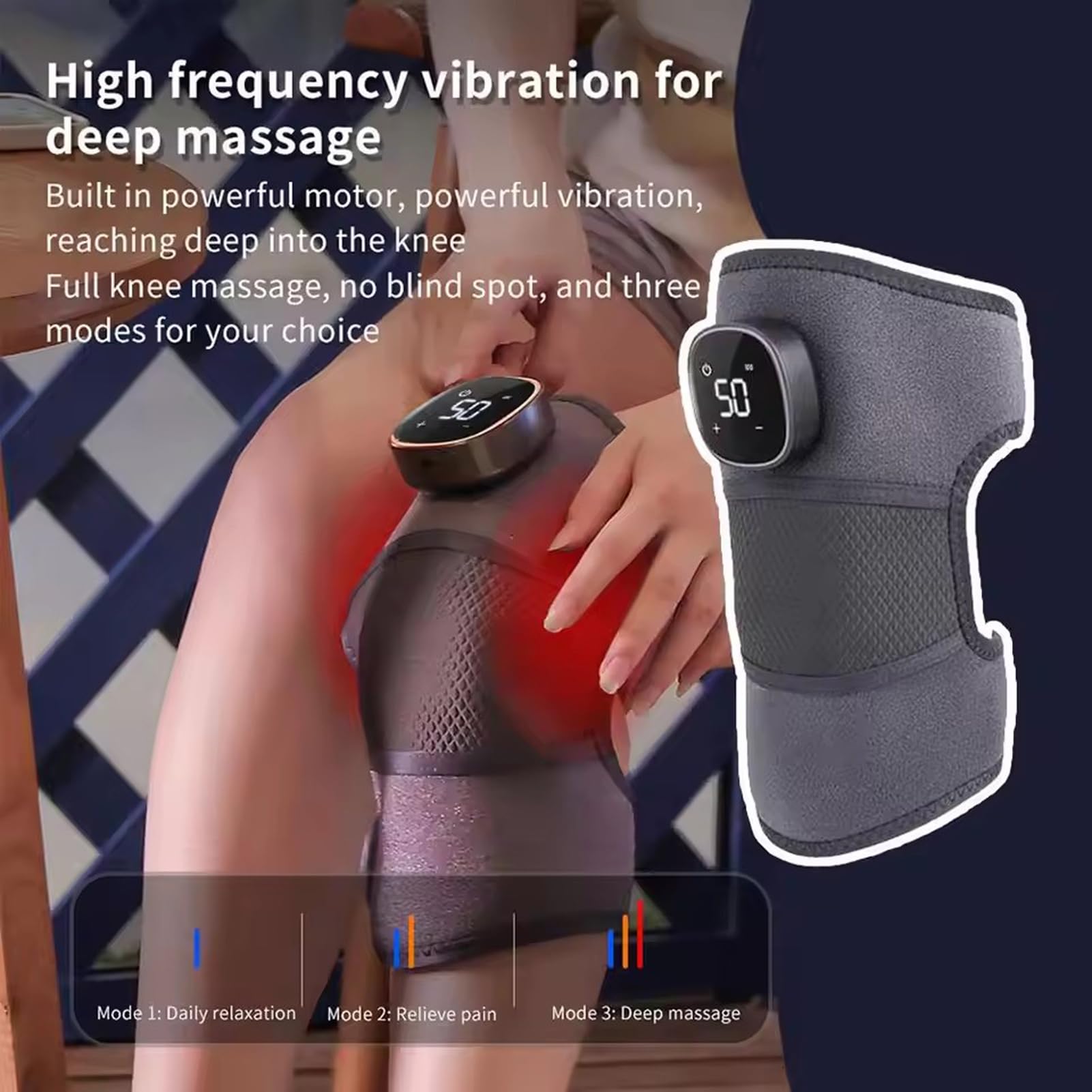 Hewelth Triple Method Shoulder Massager, Tragbare Beheizte Schulterstütze mit Vibrationsmassage & Kompression, Elektrische Schulter-Massagegerät mit 3 Heizstufen für Damen, Herren