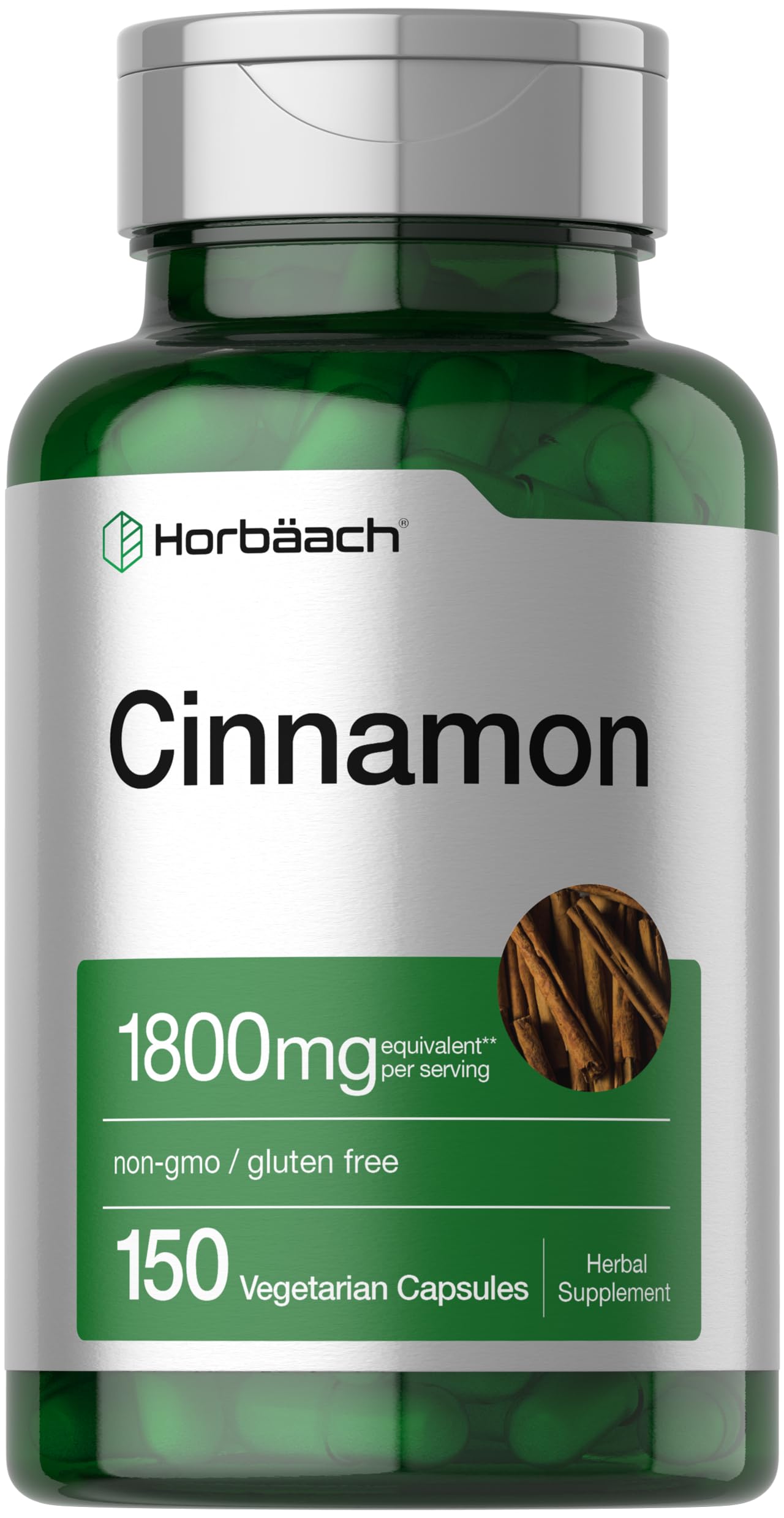 Horbäach Κάψουλες Κανέλας 1800mg
