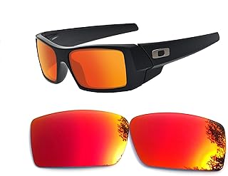 Replacement Lenses for Oakley Gascan Fire Red Color Polarized