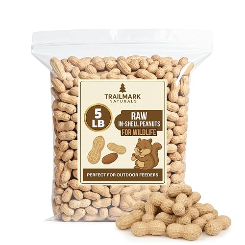 5 LB - Raw Peanuts For Squirrels, Raw In Shell