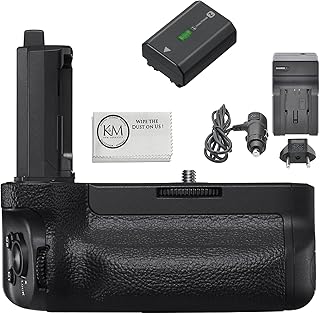 Sony VG-C4EM Vertical Grip Bundled with Sony NP-FZ100 Battery + Charger + Cleaning Cloth (4 Items)
