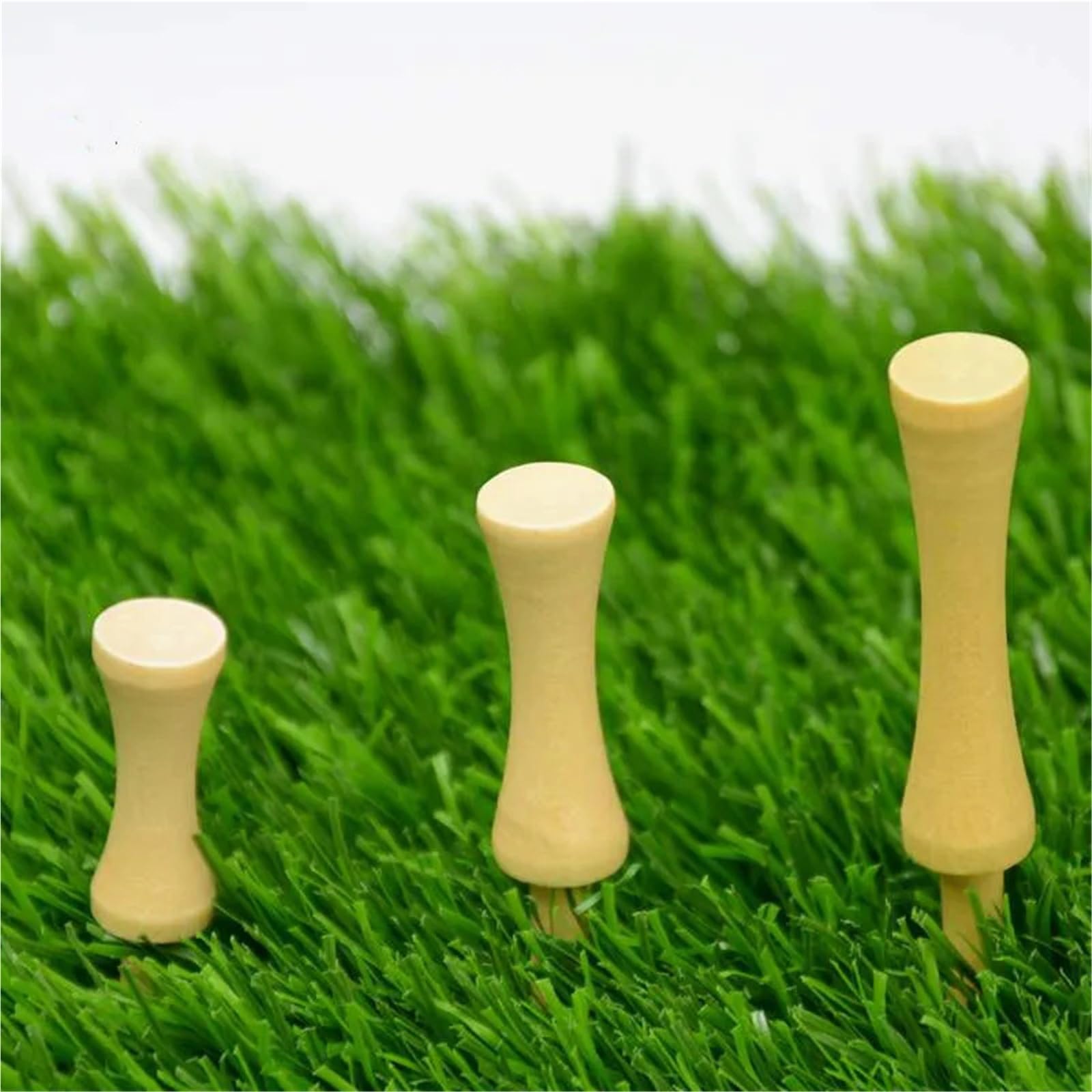 Step Down Golf-Tees aus Holz, 50-teilige Packung