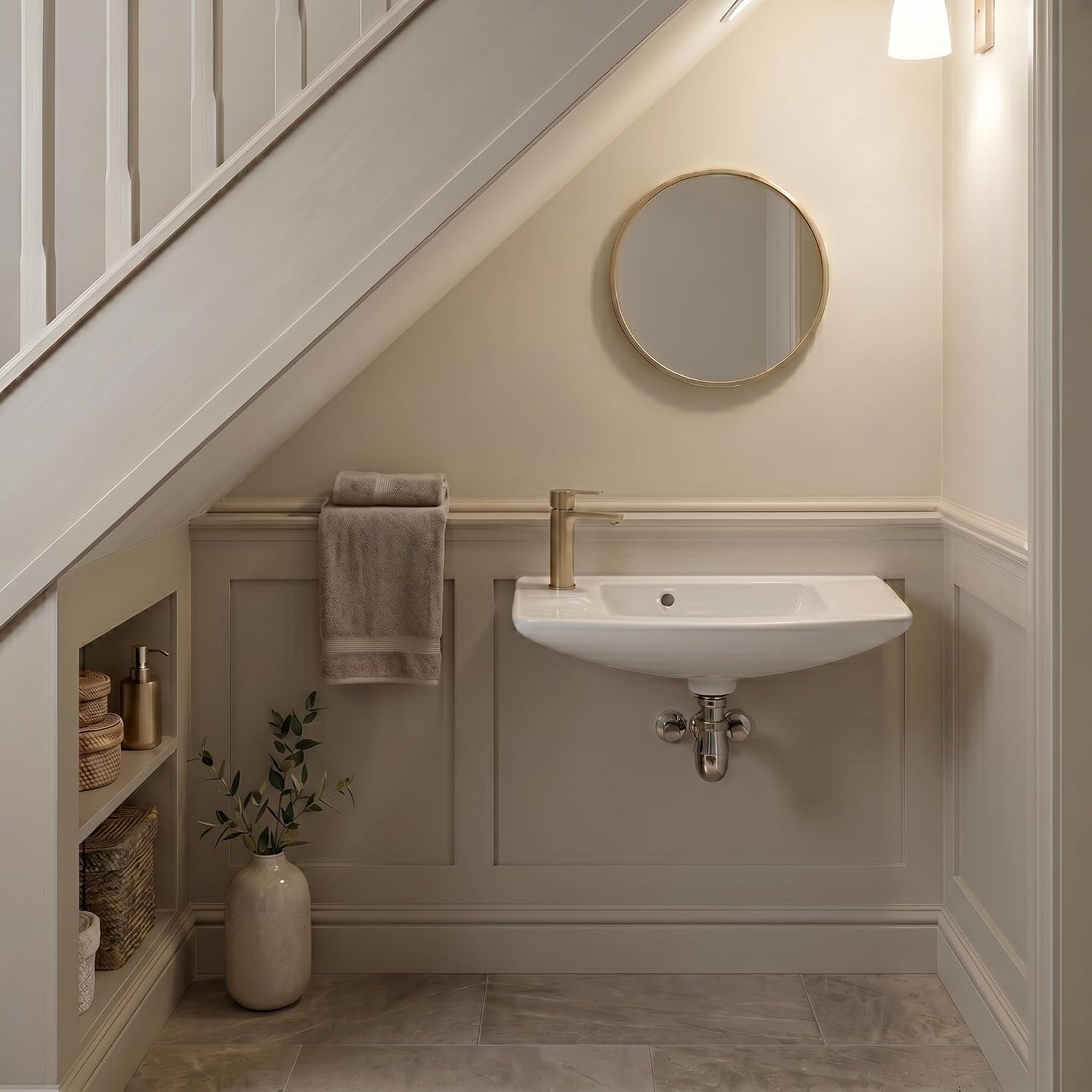 RENOVATORS Supply Manufacturing West Edgewood 20 in. Wall Mounted Bathroom Sink in White with Overflow 94229