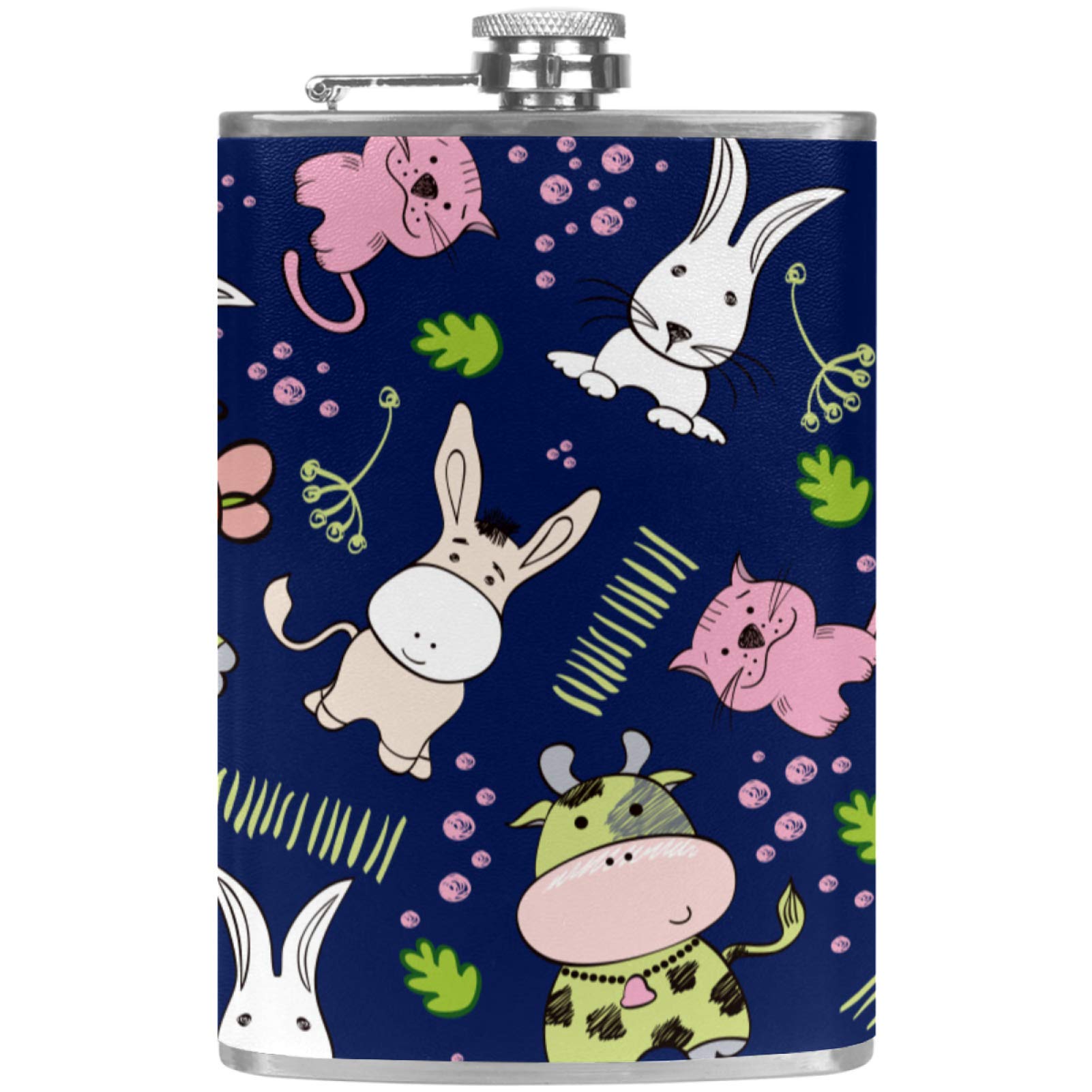 Flasque à whisky de poche avec entonnoir pour fête et bar