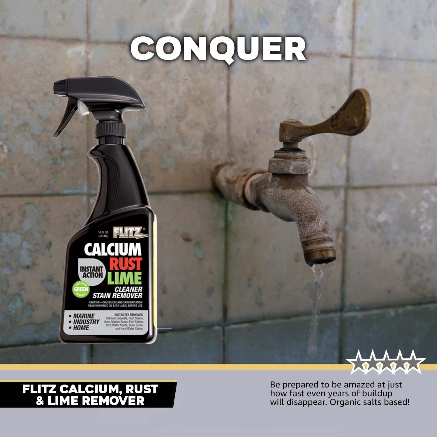 Snapklik.com : Flitz Calcium Rust Lime Cleaner And Stain Remover