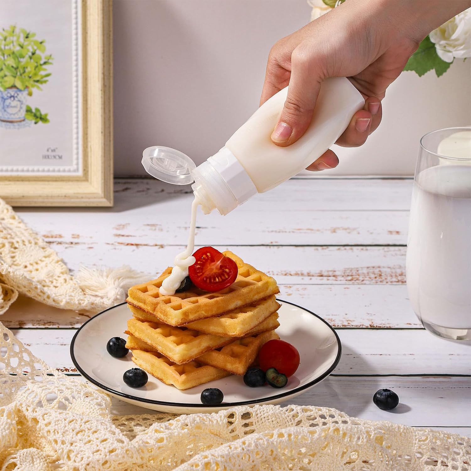 Set of 3 Leak Proof Silicone Travel Bottles Mini Sauce Dispensers Small Portable Salad Dressing Containers to Go for Lunch 3oz Squeeze Condiments Bottles Lunchbox Accessories