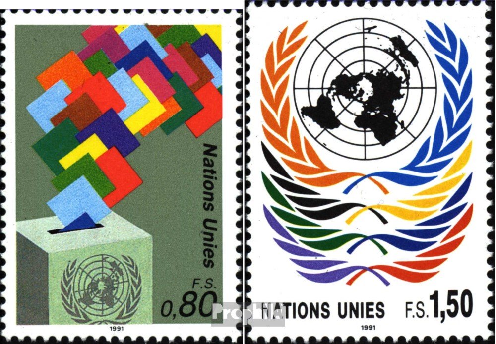 Prophila Collection Naciones Unidas - Nuevo York 220-221,222-223 (Copleta.edición.) Nuevo Con