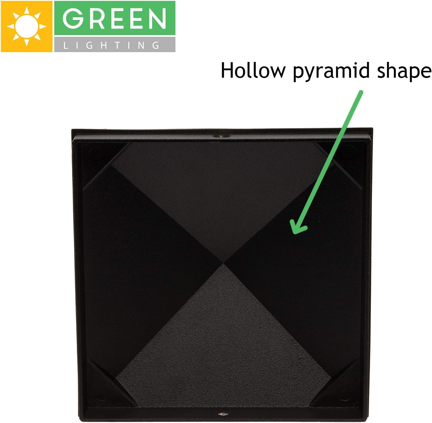 Exclusive Discount 70% Price GreenLighting 6 in x 6 in Aluminum Pyramid Post Cap Cover for Nominal Wood Posts (Black, 4 Pack)