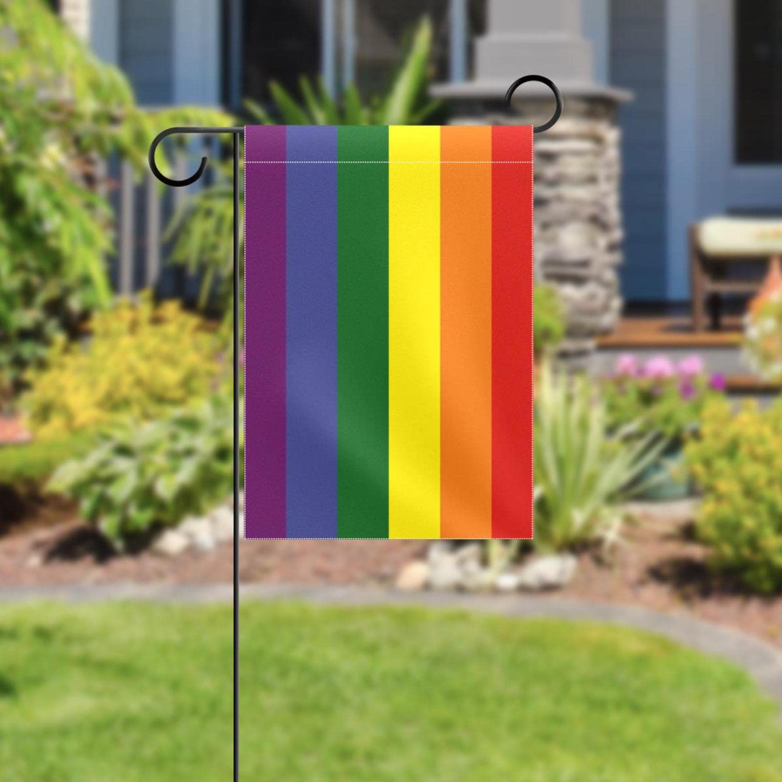 Agroon Gartenflagge 30,5x45,7 Cm, Doppelseitig - Ernte-Segen Motiv, Jute-Optik, Wetterfest Für Draußen