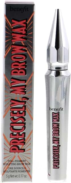 Precisely My Brow Wax Full-Pigment Sculpting Brow Wax #3 Warm Light Brown, 0.17 Ounce